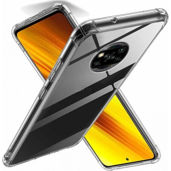 Back Cover Σιλικόνης Διάφανο (Poco X3 NFC)